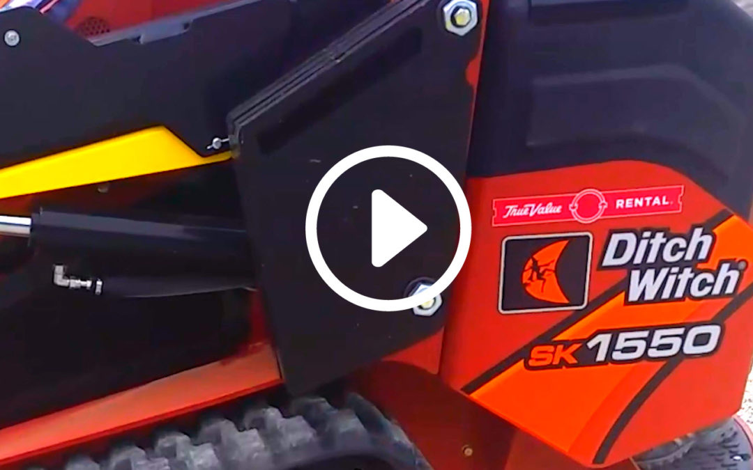 Landscaping, Irrigation and Tree-handling, Mini Skid Steer Does it All